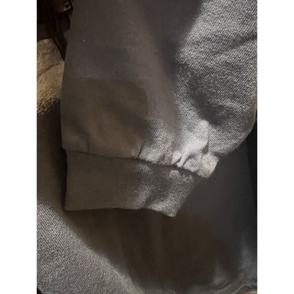 Cotton Deluxe Vintage Snowman With Cardinal Bird Blue Sweatshirt Sz Large - Picture 4 of 7